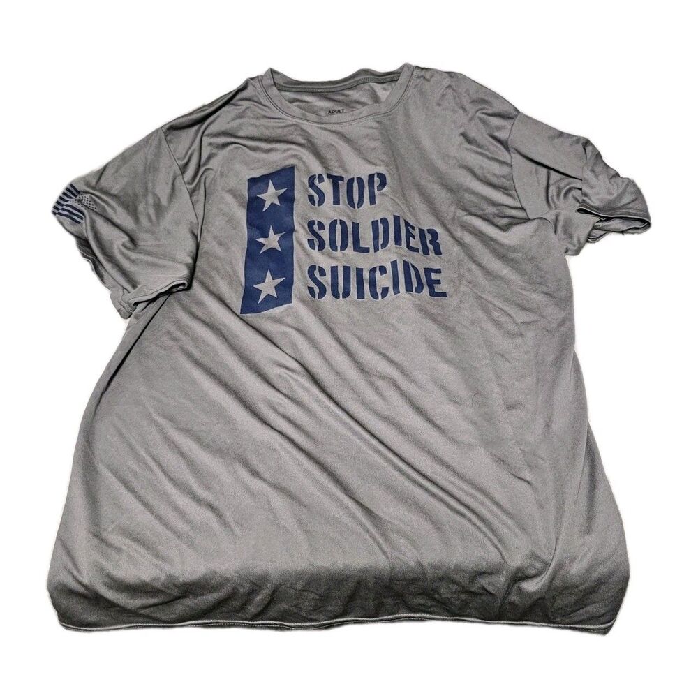Stop Soldier Suicide Shirt Dri Fit XXL NEW